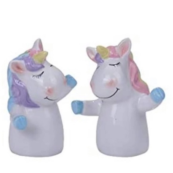 Unicorn Ceramic Salt & Pepper Shakers - Picture 1 of 3